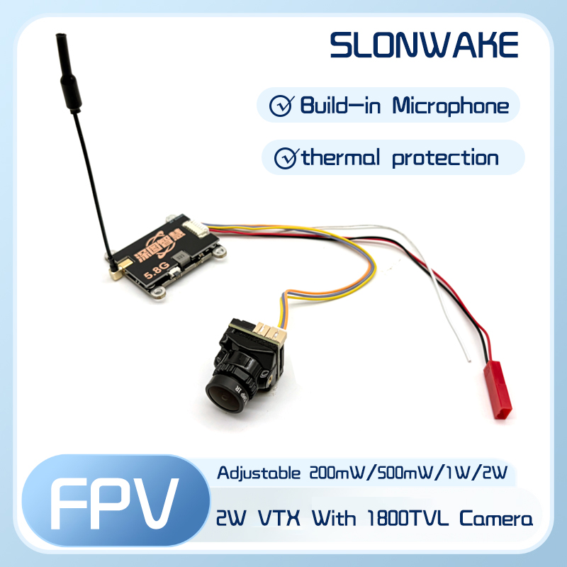 Fpv Drone Receiver - SLONWAKE 5.8G 56CH 2W verici VTX,
