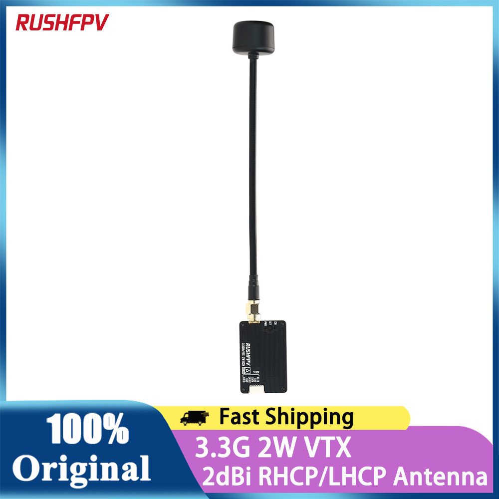 Fpv Drone Transmitter - RUSHFPV 3.3G 2W VTX Video Verici