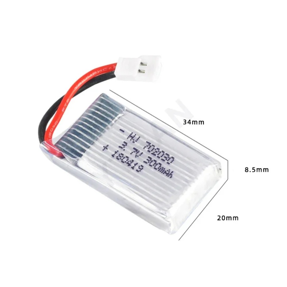 3.7V 300mAH Lipo Pil U816 F180 - Eachine Drone E010 incelemesi ve fiyatı