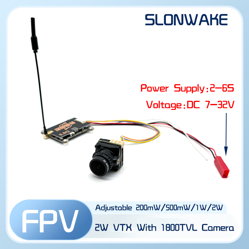 SLONWAKE 5.8G 56CH 2W verici V - Fpv Drone Receiver incelemesi ve fiyatı