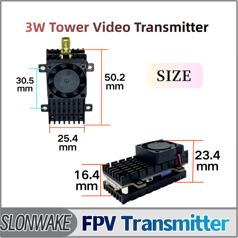 SLONWAKE 5.8G 3000mW Simülasyo - Fpv Drone Receiver incelemesi ve fiyatı