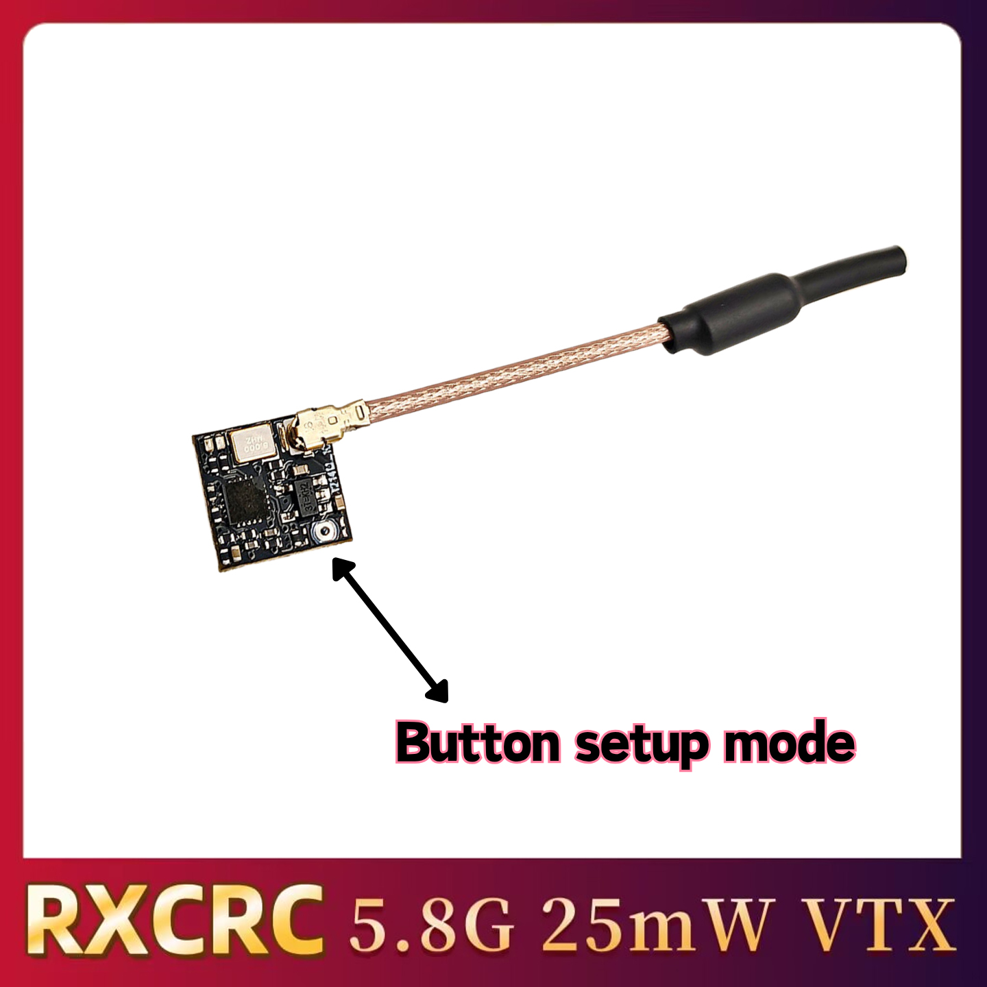 RXCRC 5.8GHz 48CH FPV 25mW Ana - Fpv Drone Receiver incelemesi ve fiyatı